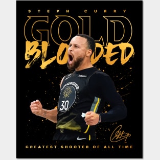 Steph Curry Gold Blooded Posters and Art